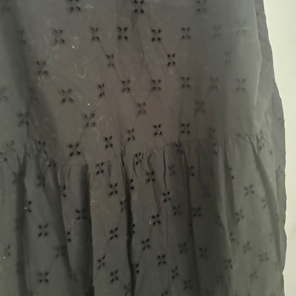 LOFT Eyelet Swing Dress L - Picture 6 of 9